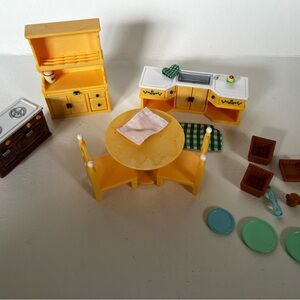 Yellow Kitchen Playset for Kids